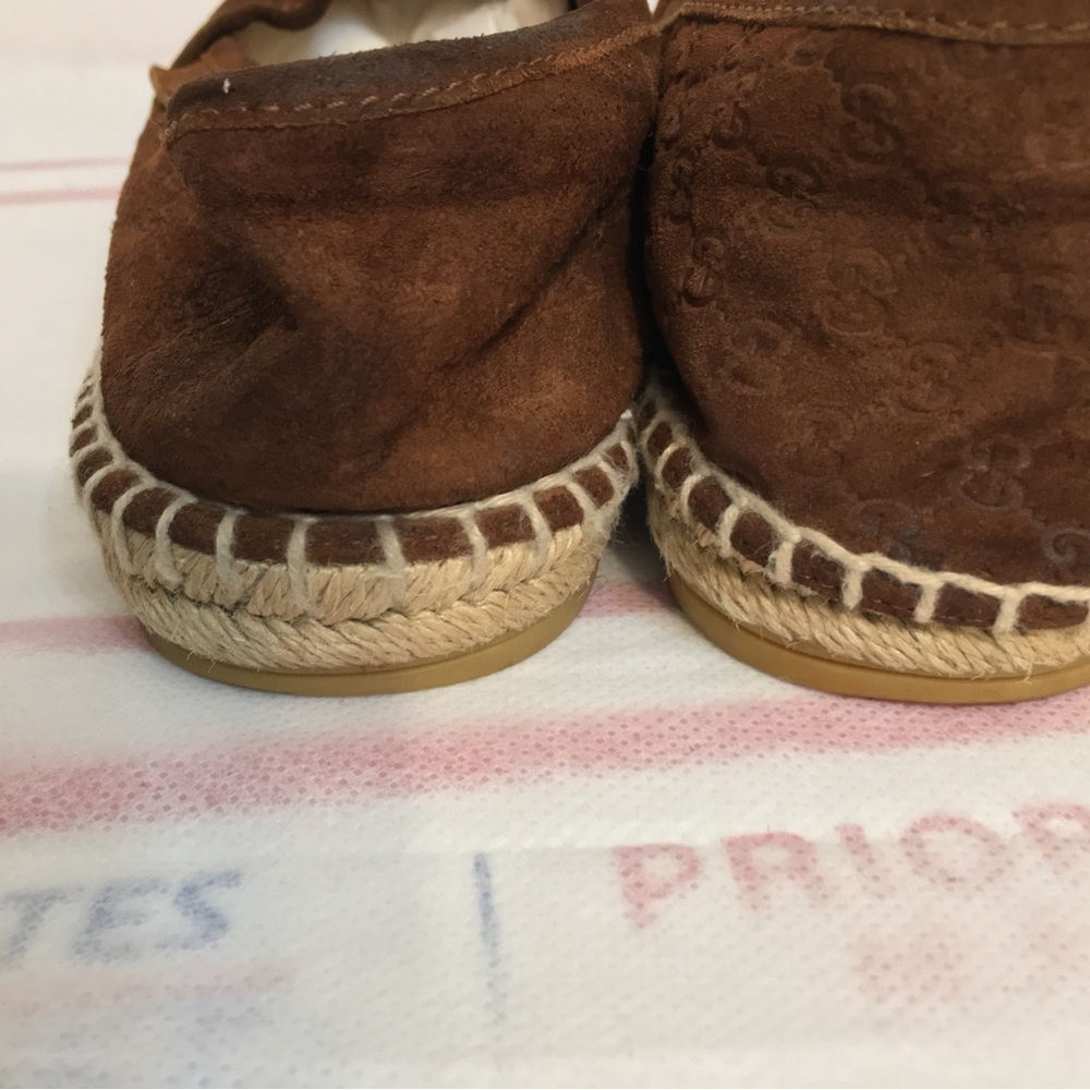 Gucci Espadrille Loafers slip-on. Made in Italy Size 37.5. Great condition - Picture 16 of 16